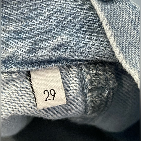 BOYISH by Her The Nico Cargo Style Cinched Ankle Light Wash Jeans NWT Sz 29 - Picture 9 of 11